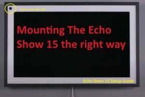 mounting echo show 15
