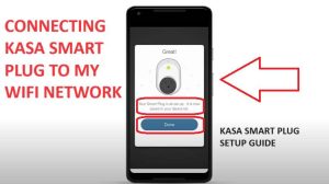 Connecting Kasa to wifi