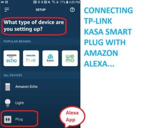 setup alexa to kasa smart plug