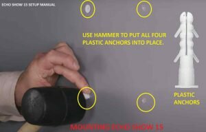 Mounting Plastic Anchors in Show 15