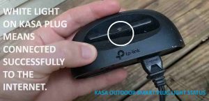 kasa outdoor smart plug white light