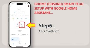 connect ghome mini smart plug to google home